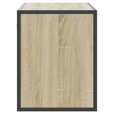 TV-taso Sonoma-tammi 100x31x39,5 cm tekninen puu ja metalli