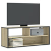 TV-taso Sonoma-tammi 100x31x39,5 cm tekninen puu ja metalli