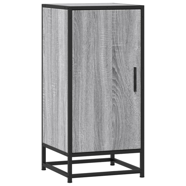 Harmaa senkki Anfilofi 35,5x35x76cm (puinen ja metalli)