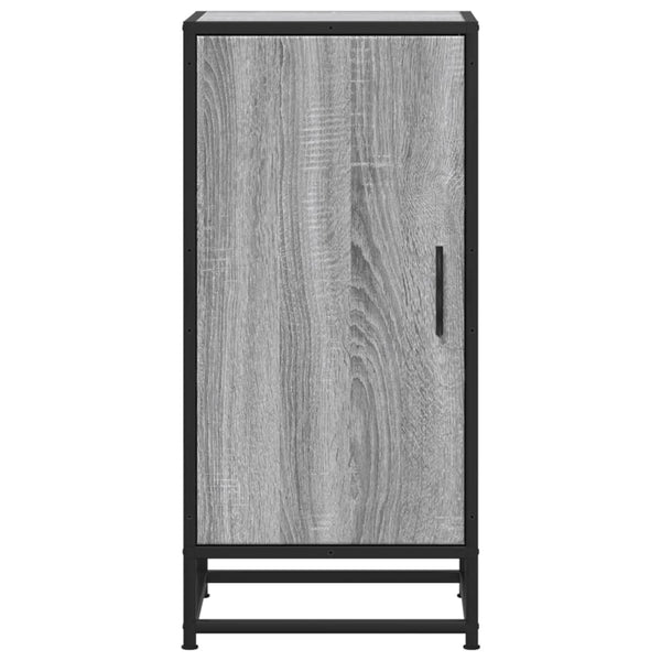 Harmaa senkki Anfilofi 35,5x35x76cm (puinen ja metalli)