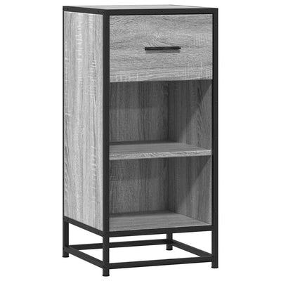 Senkki harmaa Sonoma 35,5x35x76 cm tekninen puu ja metalli