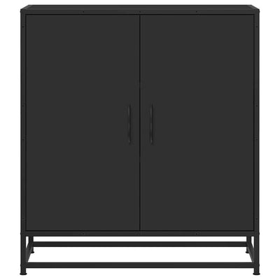 senkki musta 68x35x76 cm suunniteltu puu ja metalli