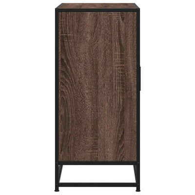 Senkki ruskea tammi 68x35x76 cm tekninen puu ja metalli