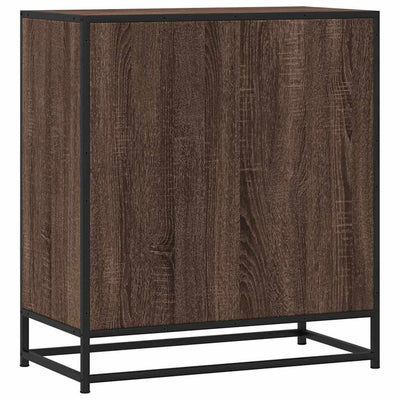 Senkki ruskea tammi 68x35x76 cm tekninen puu ja metalli