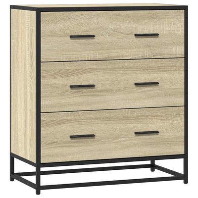 Senkki sonoma tammi 68x35x76 cm tekninen puu ja metalli