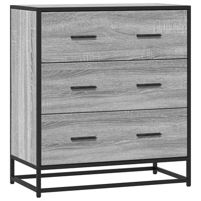 Senkki Harmaa Sonoma 68x35x76 cm Suunniteltu puu ja metalli