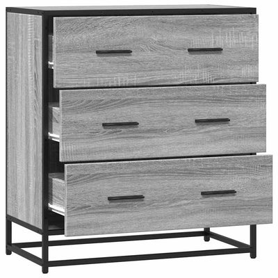 Senkki Harmaa Sonoma 68x35x76 cm Suunniteltu puu ja metalli