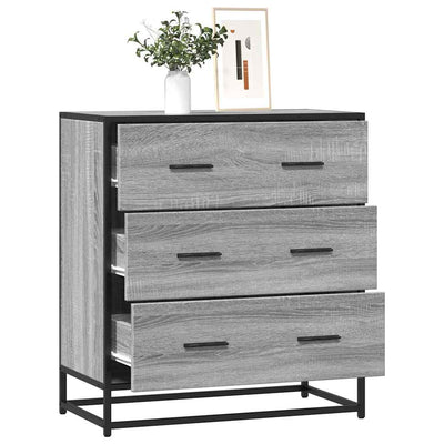 Senkki Harmaa Sonoma 68x35x76 cm Suunniteltu puu ja metalli