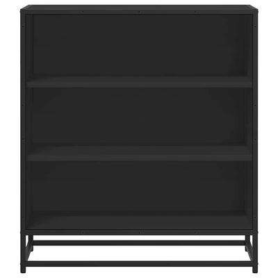 senkki musta 68x35x76 cm suunniteltu puu ja metalli