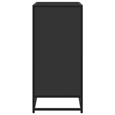 senkki musta 68x35x76 cm suunniteltu puu ja metalli