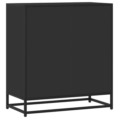 senkki musta 68x35x76 cm suunniteltu puu ja metalli
