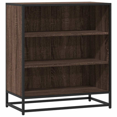 Senkki ruskea tammi 68x35x76 cm tekninen puu ja metalli