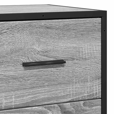Senkki Harmaa Sonoma 68x35x76 cm Engineered Wood