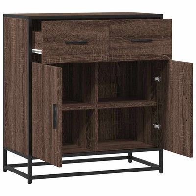 Senkki ruskea tammi 68x35x76 cm tekninen puu