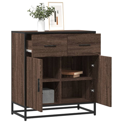 Senkki ruskea tammi 68x35x76 cm tekninen puu