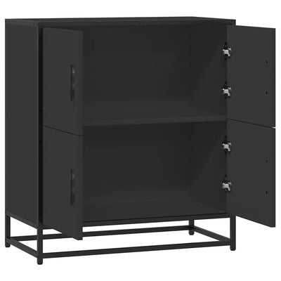 Senkki musta 68x35x76 cm tekninen puu
