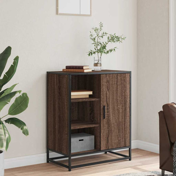 Ruskea senkki Rezsebet 62x35x76cm (tammi puinen)