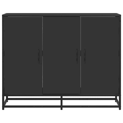 Senkki musta 94x35x76 cm tekninen puu