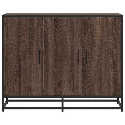 Senkki ruskea tammi 94x35x76 cm tekninen puu