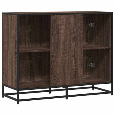 Senkki ruskea tammi 94x35x76 cm tekninen puu