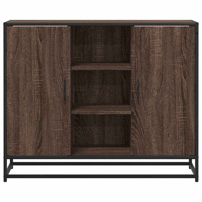 Senkki ruskea tammi 92x35x76 cm tekninen puu