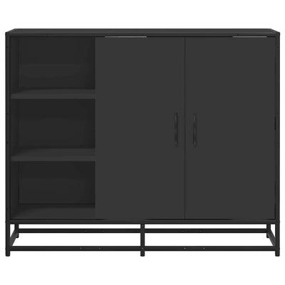 Senkki musta 92x35x76 cm tekninen puu