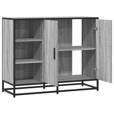 Senkki harmaa Sonoma 92x35x76 cm tekninen puu