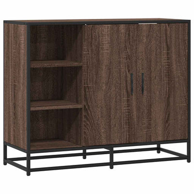 Senkki ruskea tammi 92x35x76 cm tekninen puu