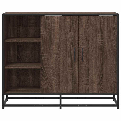 Senkki ruskea tammi 92x35x76 cm tekninen puu