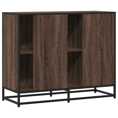 Senkki ruskea tammi 92x35x76 cm tekninen puu