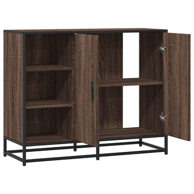 Senkki ruskea tammi 92x35x76 cm tekninen puu