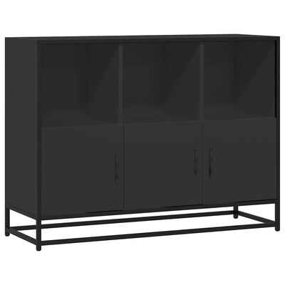 Senkki musta 100x35x76 cm tekninen puu
