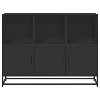 Senkki musta 100x35x76 cm tekninen puu