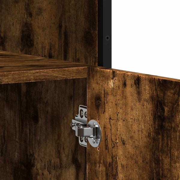 Savustettu tammi senkki Minda 100x35x76cm (puinen)