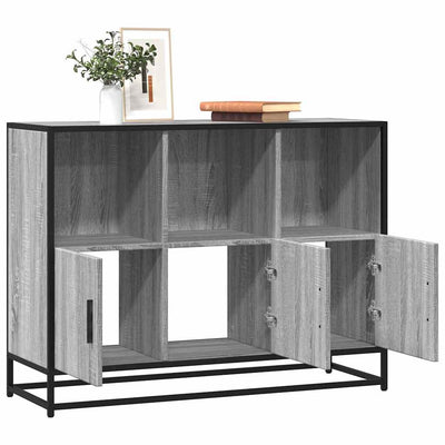Senkki Harmaa Sonoma 100x35x76 cm Engineered Wood