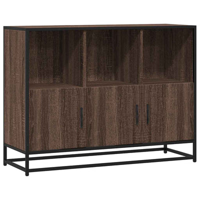 Senkki ruskea tammi 100x35x76 cm tekninen puu