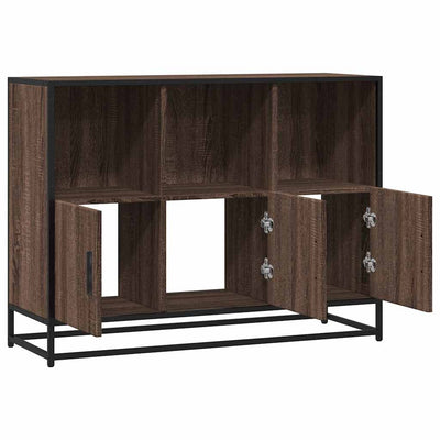 Senkki ruskea tammi 100x35x76 cm tekninen puu