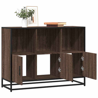 Senkki ruskea tammi 100x35x76 cm tekninen puu
