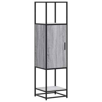 Highboard Harmaa Sonoma Suunniteltu puu ja metalli