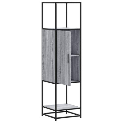 Highboard Harmaa Sonoma Suunniteltu puu ja metalli