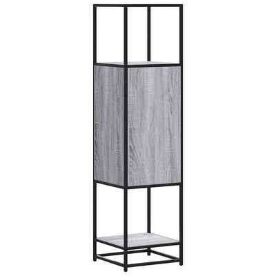 Highboard Harmaa Sonoma Suunniteltu puu ja metalli