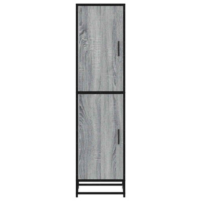Highboard Harmaa Sonoma Suunniteltu puu ja metalli