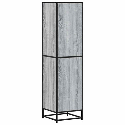Highboard Harmaa Sonoma Suunniteltu puu ja metalli