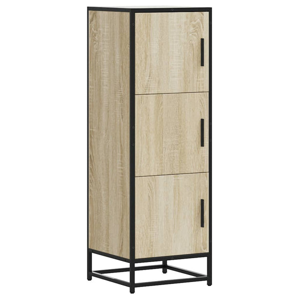 Korkeaboard sonoma tammi 35,5x35x106,5 cm suunniteltu puu