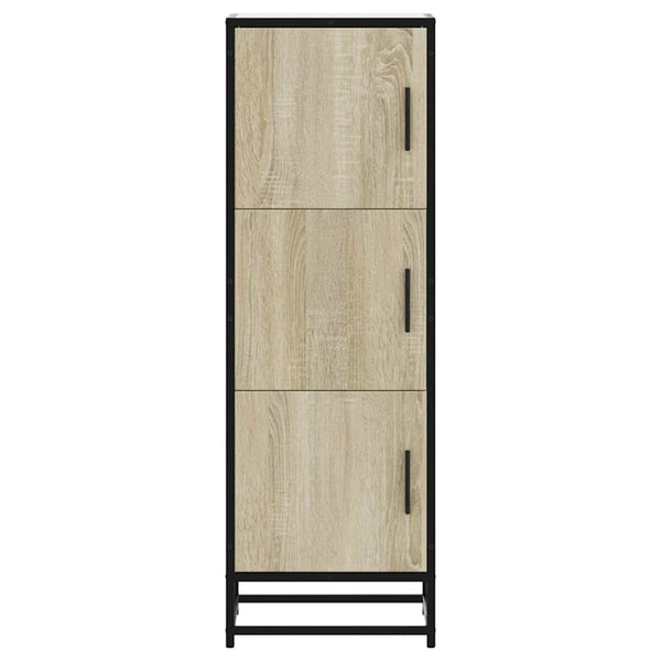 Korkeaboard sonoma tammi 35,5x35x106,5 cm suunniteltu puu