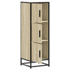 Korkeaboard sonoma tammi 35,5x35x106,5 cm suunniteltu puu