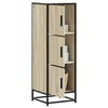 Korkeaboard sonoma tammi 35,5x35x106,5 cm suunniteltu puu