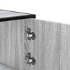 Highboard Harmaa Sonoma Suunniteltu puu ja metalli
