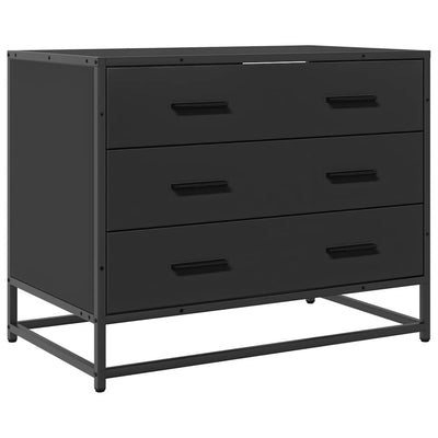 Laatikosto musta 70x41x56 cm tekninen puu
