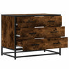 Laatikkokaappi Savustettu tammi 70x41x56 cm Engineered Wood